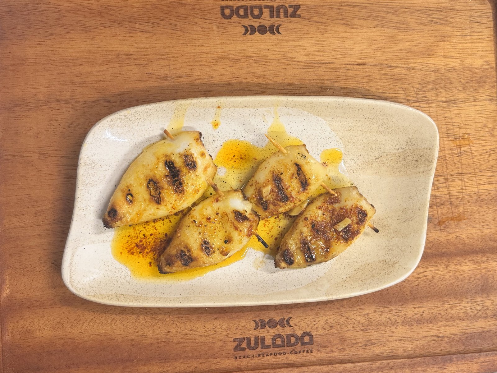 Kalamar Dolma / Stuffed Calamari with Herbs